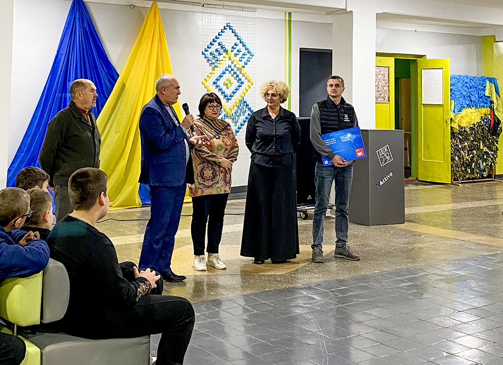Відкриття Бібліотечного простору Hubook в Кагарлицькому ліцеї №3
